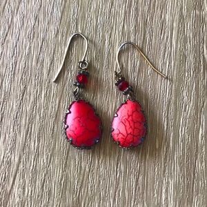 NWOT … Burnt Orange Earrings